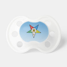 OES Order of the Eastern Star Blue Baby Pacifier