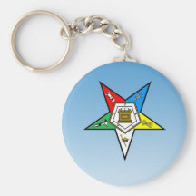OES Order of the Eastern Star Blue Key Chains