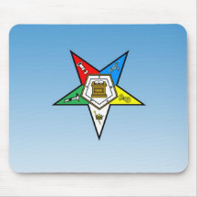 OES Order of the Eastern Star Blue Mouse Pads