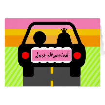 OFF INTO THE SUNSET THANK YOU GREETING CARD