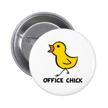 Office Chick Button