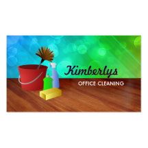 Office Cleaning Business Cards