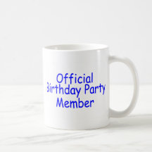 Official Birthday Party Member Mugs