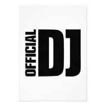 Official DJ Personalized Announcement