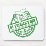 Official Drinking Team St Patrick's Day - Beer Mouse Pad