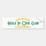Official Hole In One Club Member Bumper Stickers