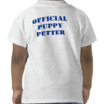 Official Puppy Petter Toddler Tshirts