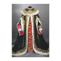 Official robes of the Hungarian canvas prints