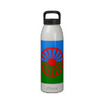 Official Romany gypsy flag Reusable Water Bottles