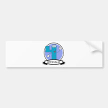Officially 4 Birthday Banner Bumper Sticker