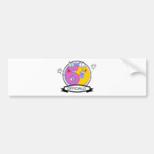 Officially 60 Birthday Banner Bumper Stickers