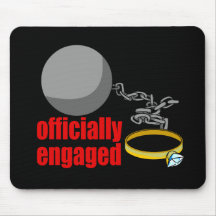 Officially Engaged Mousepad