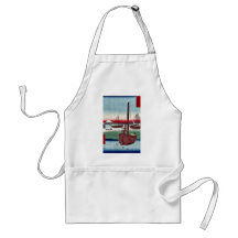 Offing of Tsukuda by Ando,Hiroshige Apron