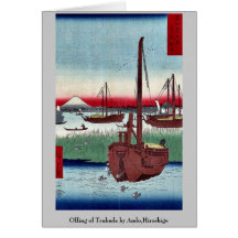 Offing of Tsukuda by Ando,Hiroshige Card