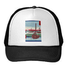 Offing of Tsukuda by Ando,Hiroshige Trucker Hat