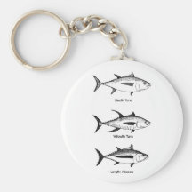 Offshore Fishing - Tuna Logo Keychain