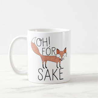 Oh! For Fox Sake Basic White Mug