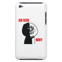 Oh God Why - iPod Touch 4 Case iPod Touch Cover