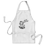 OH NO YOU DI-INT! Retro Housewife B&W Apron
