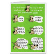 Oh no!  You killed my dog! Card