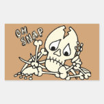 Oh Snap Skeleton Stickers