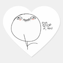 Oh Stop It, You - Heart Stickers