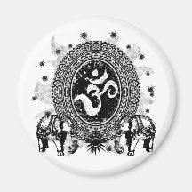 Ohm Refrigerator Magnet