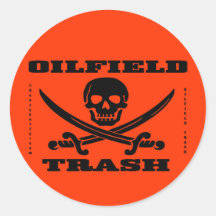 Oil Field Trash Hard Hat Decal,Oilman,Oil,Gas,Rig Stickers