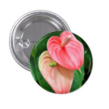 Oilcloth Flower Button