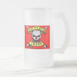Oilfield Trash Skull and Crossbones Beer Mug