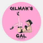 Oilmans Gal,Retro,Oil Field Wife Sticker,Sexy,Oil