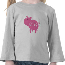 Oink Pink Pig Tshirts and Gifts