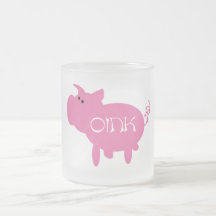Oink Pink Pig Tshirts and Gifts Mug
