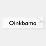 Oinkbama Bumper Stickers