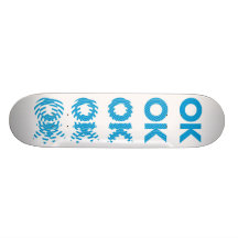 OK SKATE BOARD DECK