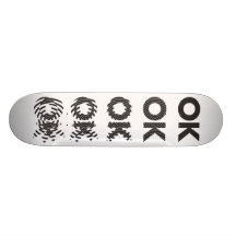 OK SKATEBOARD DECK