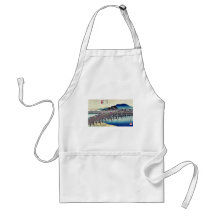 Okazaki by Ando, Hiroshige Ukiyoe Aprons