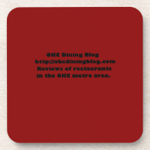 OKCdiningblog.com design 2 Coasters