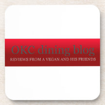 OKCdiningblog.com design 3 Drink Coaster