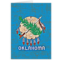OKLAHOMA FLAG GREETING CARDS