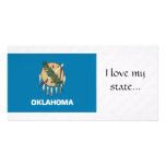 Oklahoma Flag Personalized Photo Card