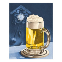 OKT OCTOBERFEST CUCKOO CLOCK BEER PARTY INVITATION