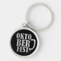 Oktoberfest 2012 - Black and Silver Keychains