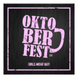 Oktoberfest 2012 - Girls night out Custom Invitation