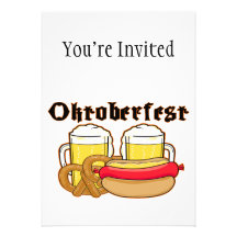 Oktoberfest Bratwurst & Beer Cards