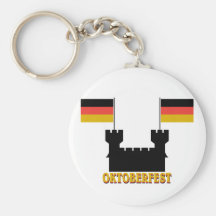 Oktoberfest Castle Key Chains
