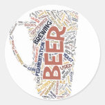 Oktoberfest Drinking Round Sticker
