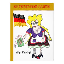 Oktoberfest German Beer Party Invitation