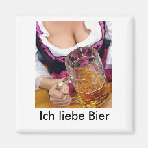 Oktoberfest,  Ich liebe Bier, I love beer Magnets