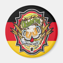 OKTOBERFEST  MÜNCHEN DEUTSCHLAND IMÁN PARA FRIGORIFICO